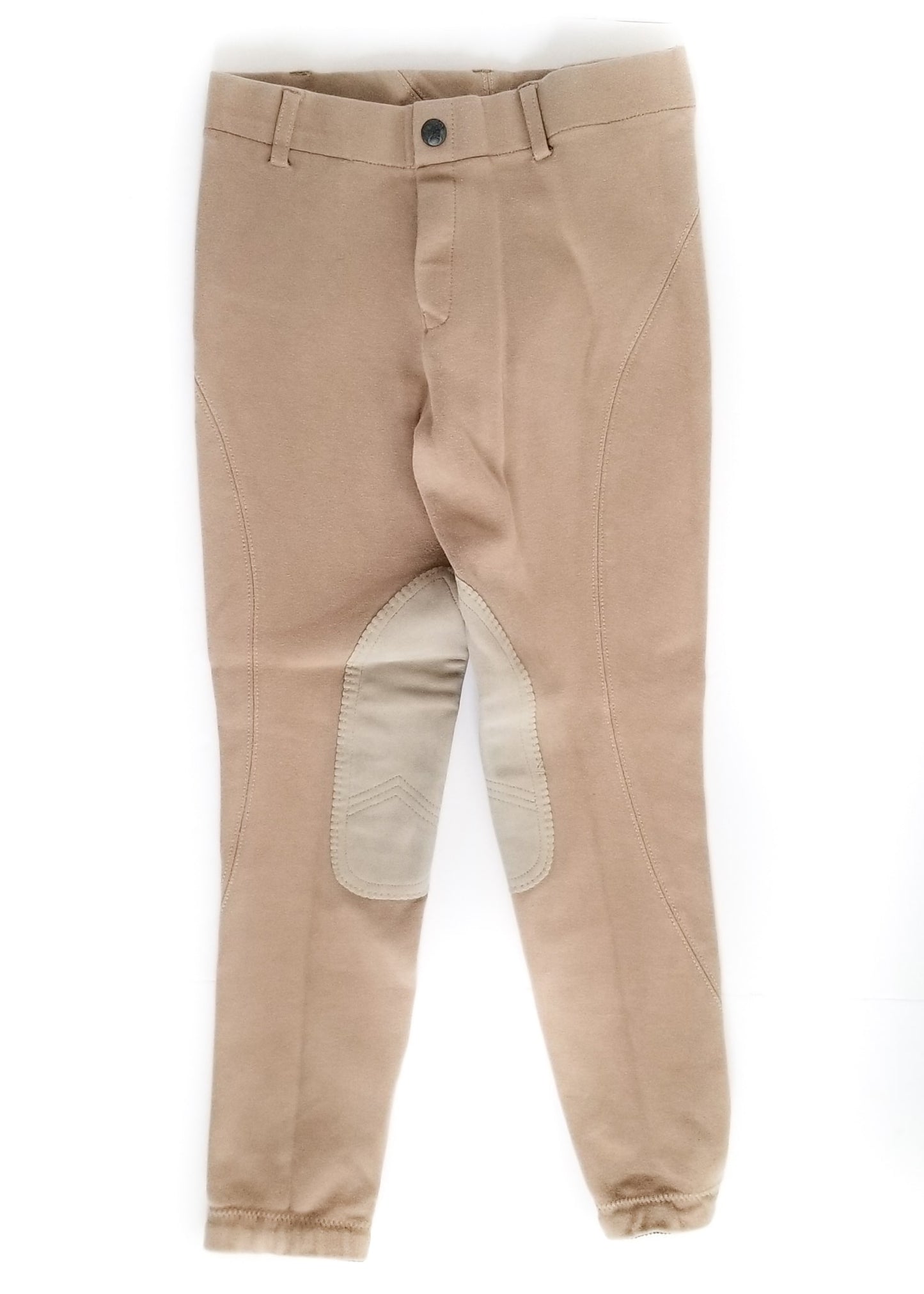 Elation Red Label Pull On Breeches - Tan - Youth 12