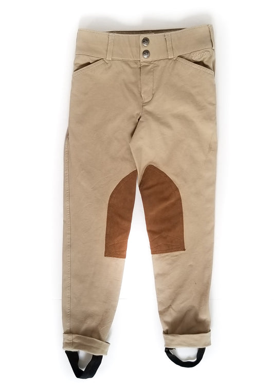 Elation Platinum Chelsea Jodhpurs - Tan - Youth 8