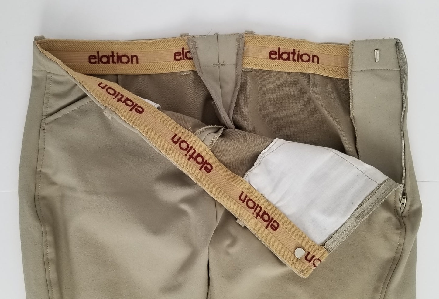 Elation Side Zip Breeches - Tan - 32R