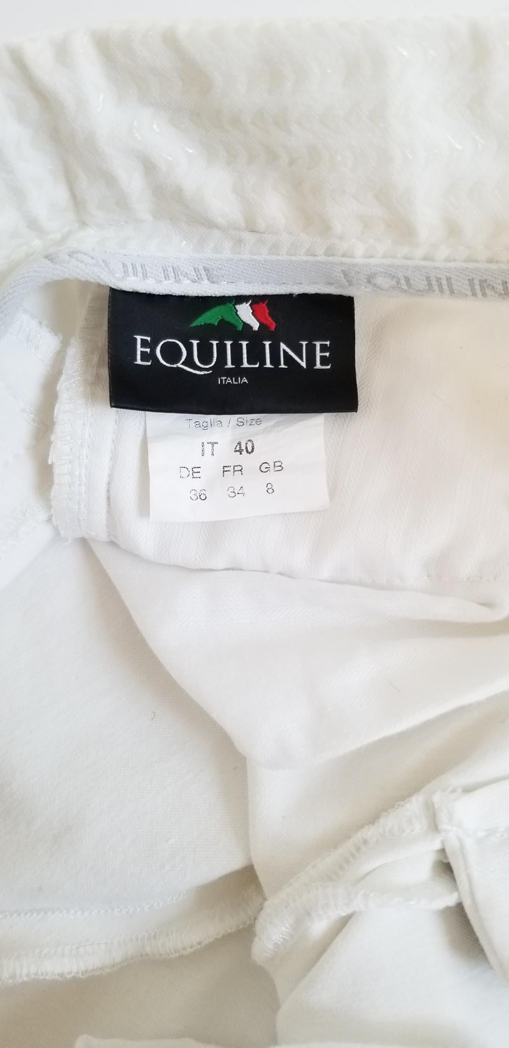 Equiline Ash Breeches - White - Women's Size 24