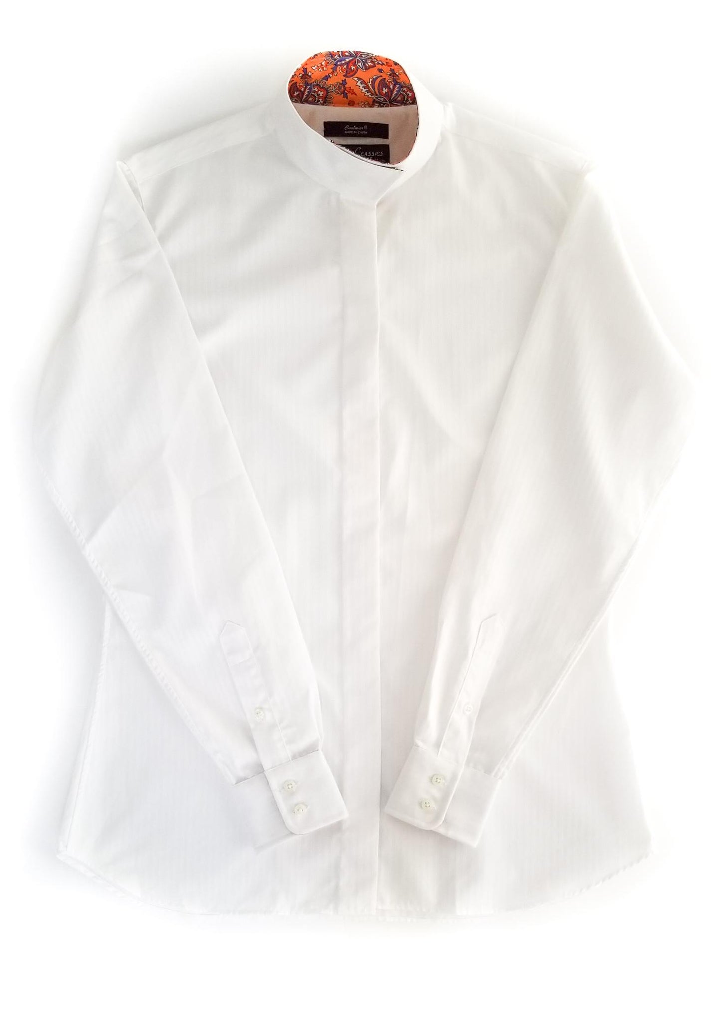 Essex Classics Performance Collection Coolmax Show Shirt - White - Women's 36