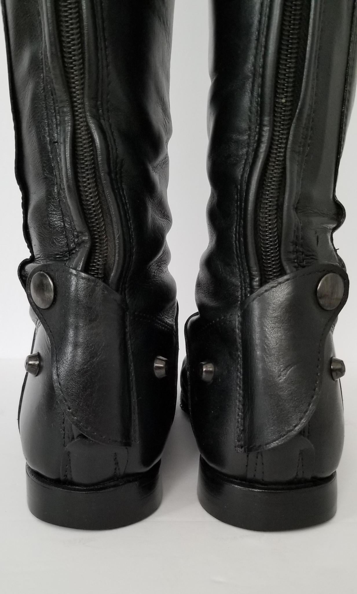 Fabbri Pro Field Boots - Black - 37 Short/Medium (US Size 6.5)