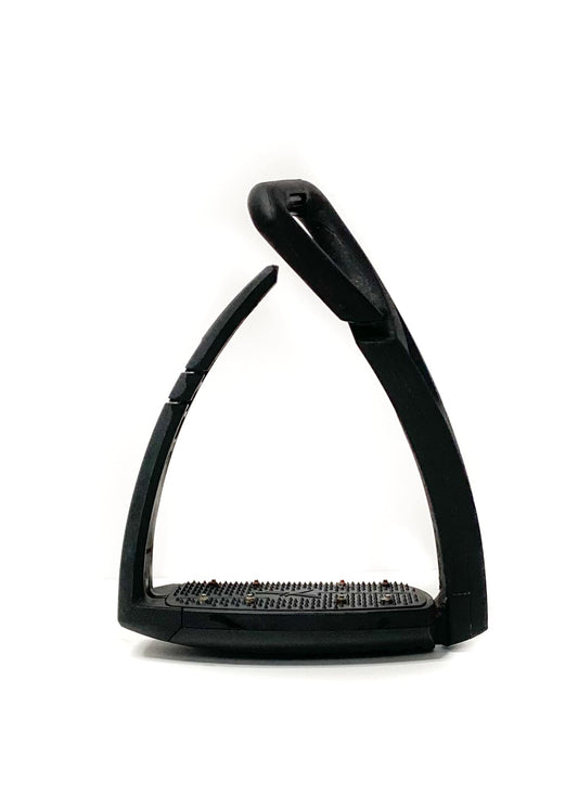 Free Jump Soft Up Pro Stirrups - Black - 4.75"
