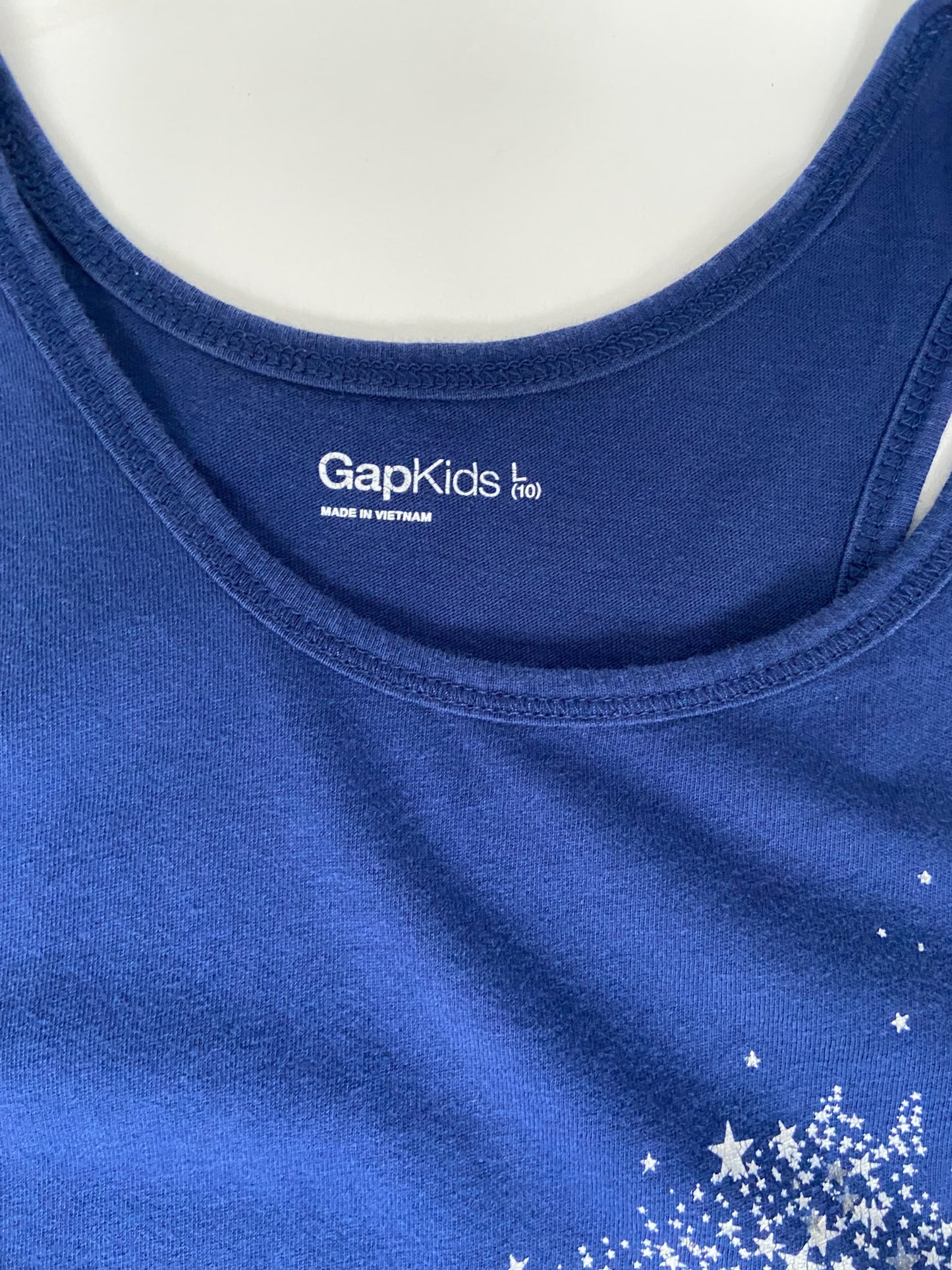 Gap Kids Tank Top - Blue - Youth Large