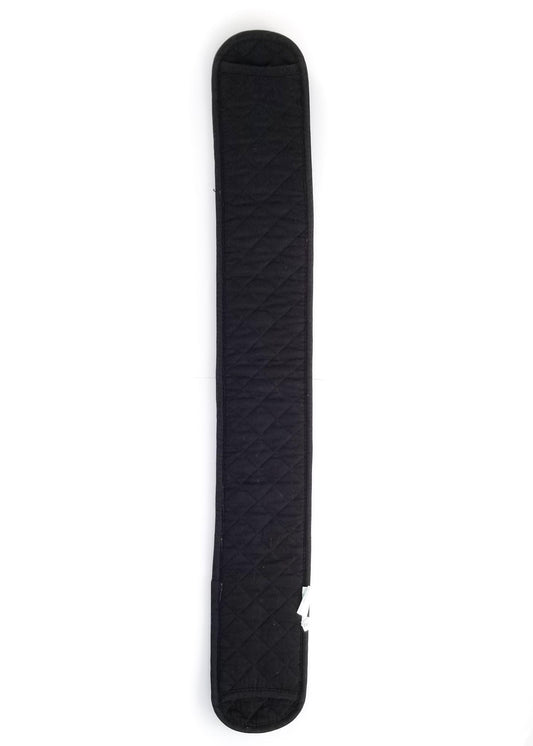 Shedrow Quilted Girth Cover - Black - 40"
