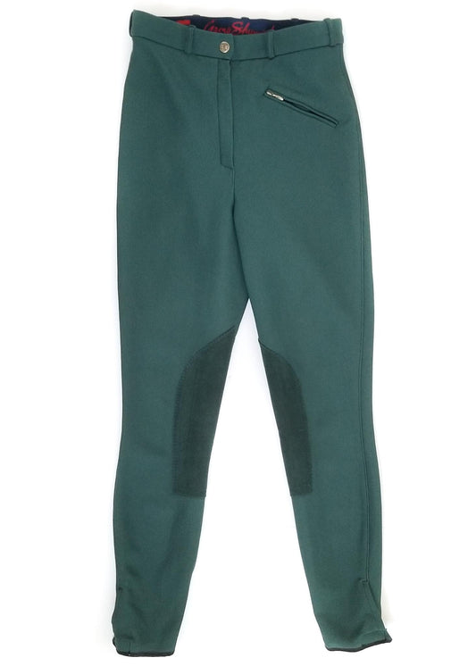 Gerry Schumacher Knee Patch Breeches - Green - 26R