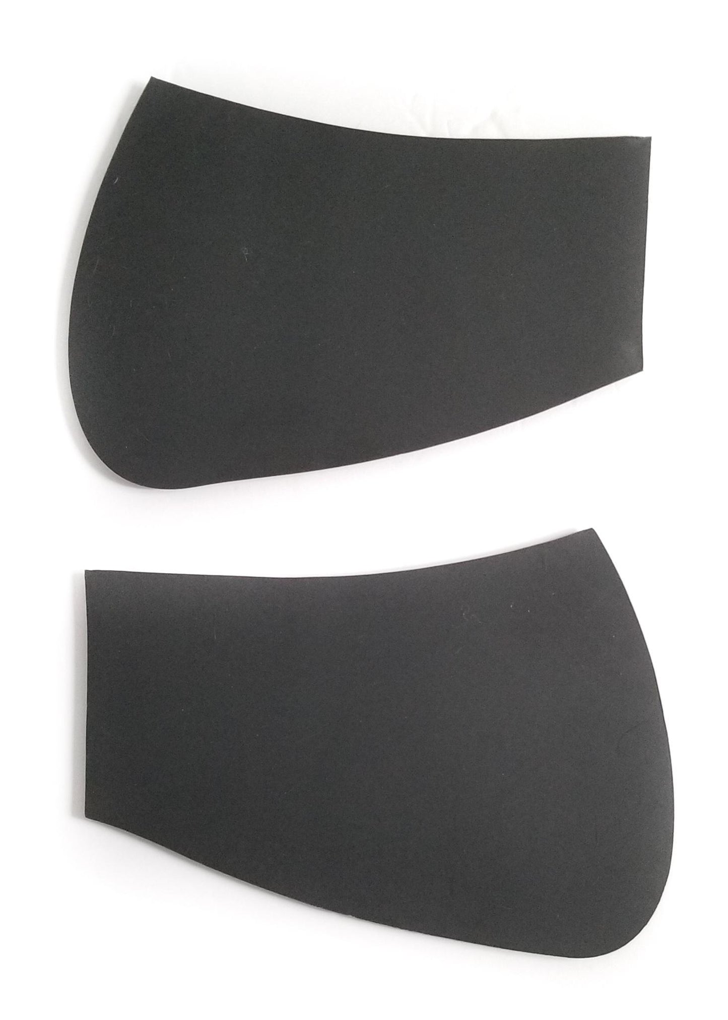 Half Pad Inserts (Front) - Black - 1cm