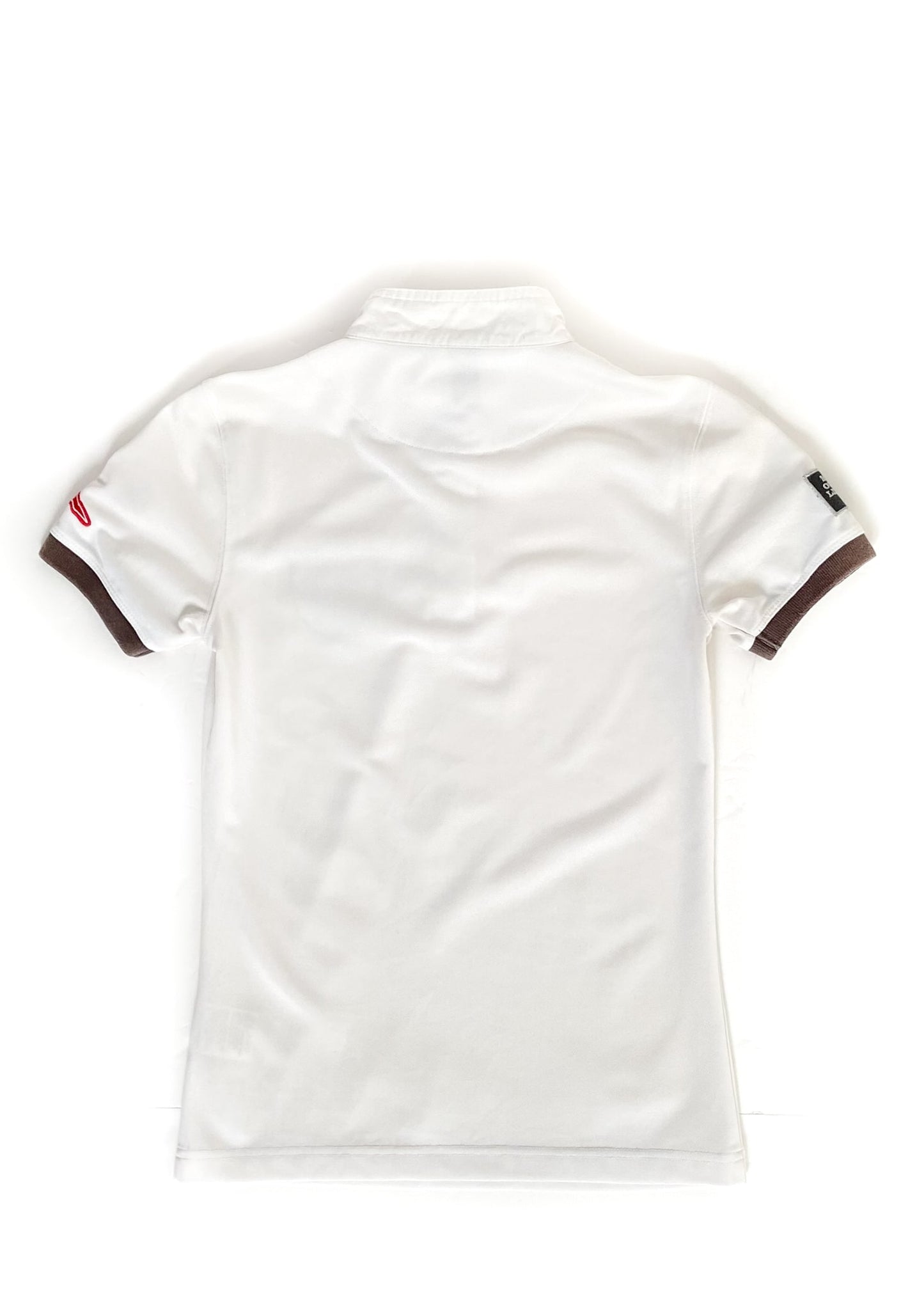 Horze Short Sleeve Competition Shirt - White - Women's XS
