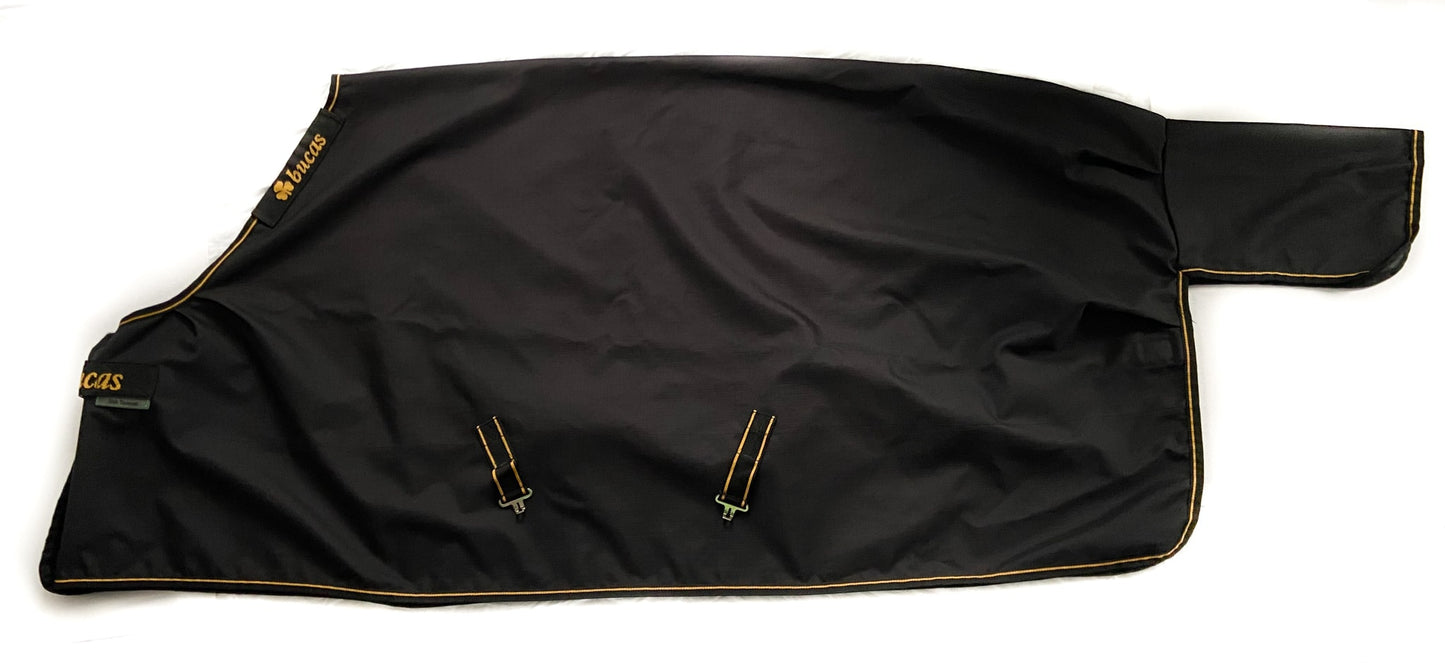 Bucas Irish Turnout Rain Sheet - Black - 78"