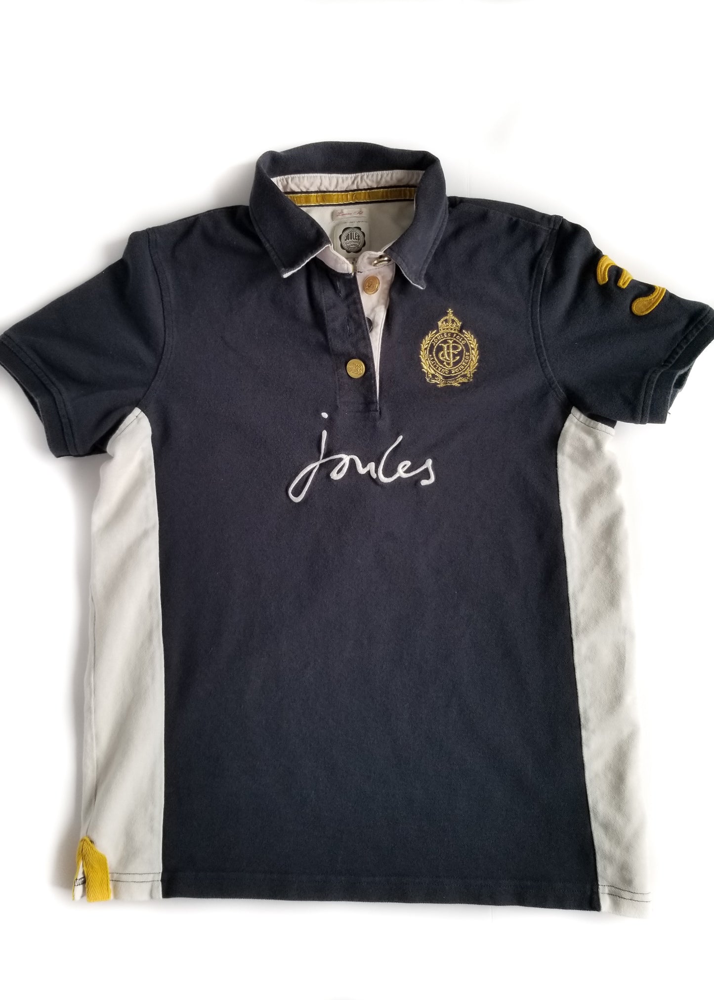 Joules Ascot Loose Fit Polo - Navy - Women's Size 6 (US)