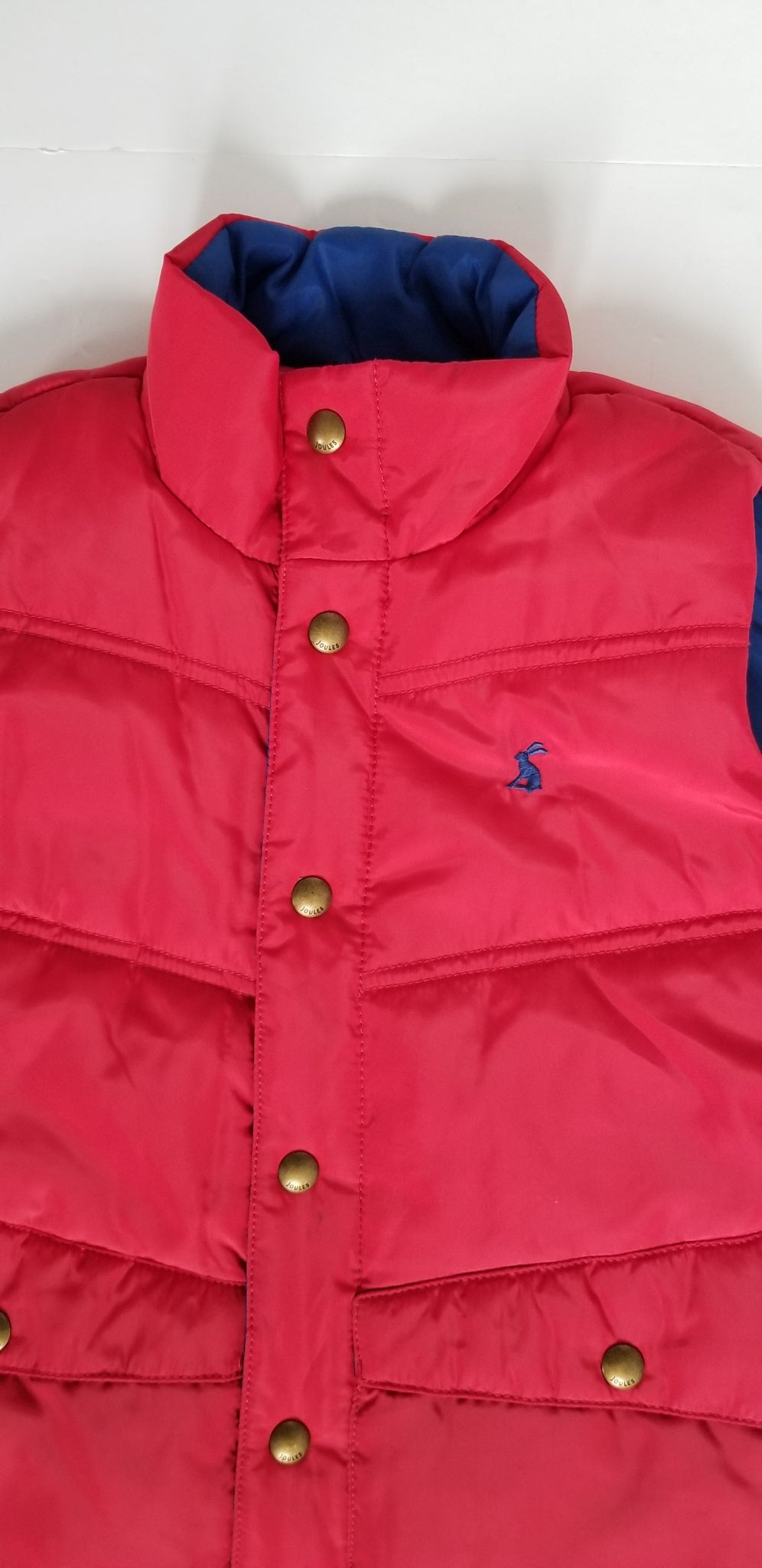 Joules Puffer Vest - Red - Youth 6 Years