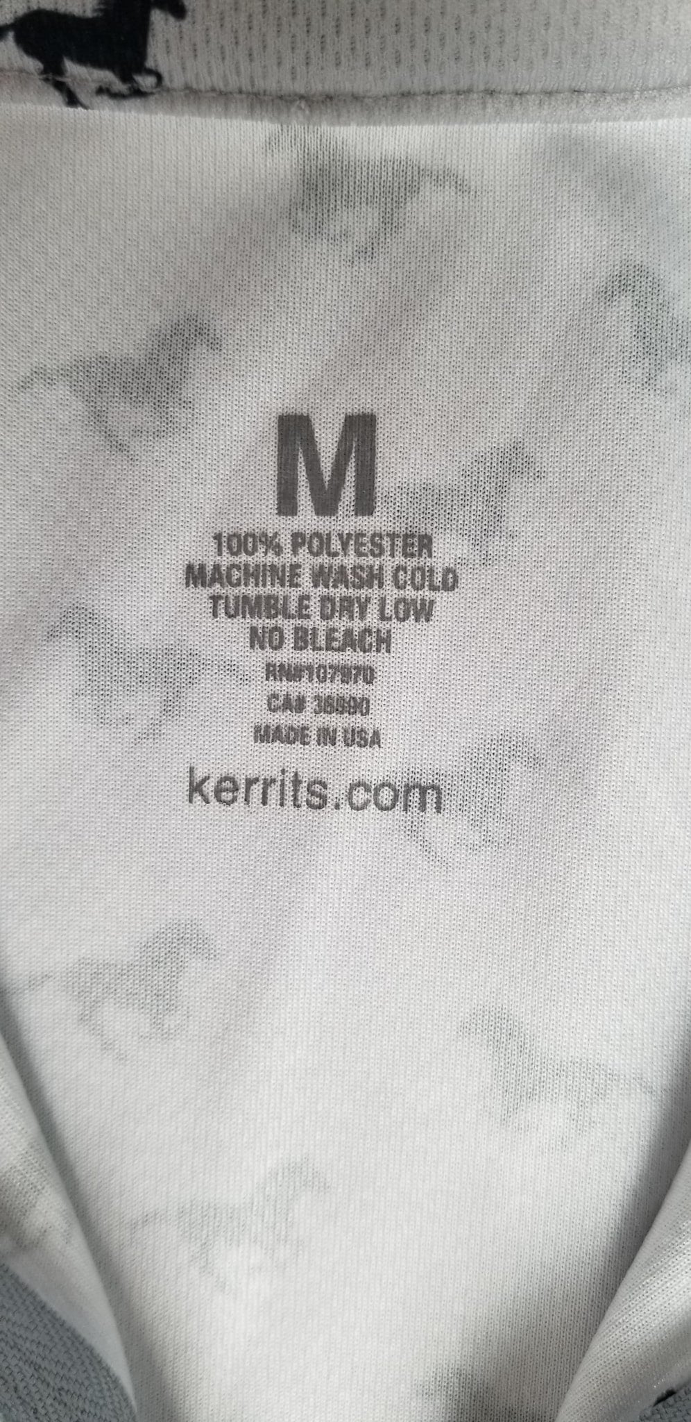 Kerrits Kids Ice Fil Short Sleeve Top - Grey - Youth Medium