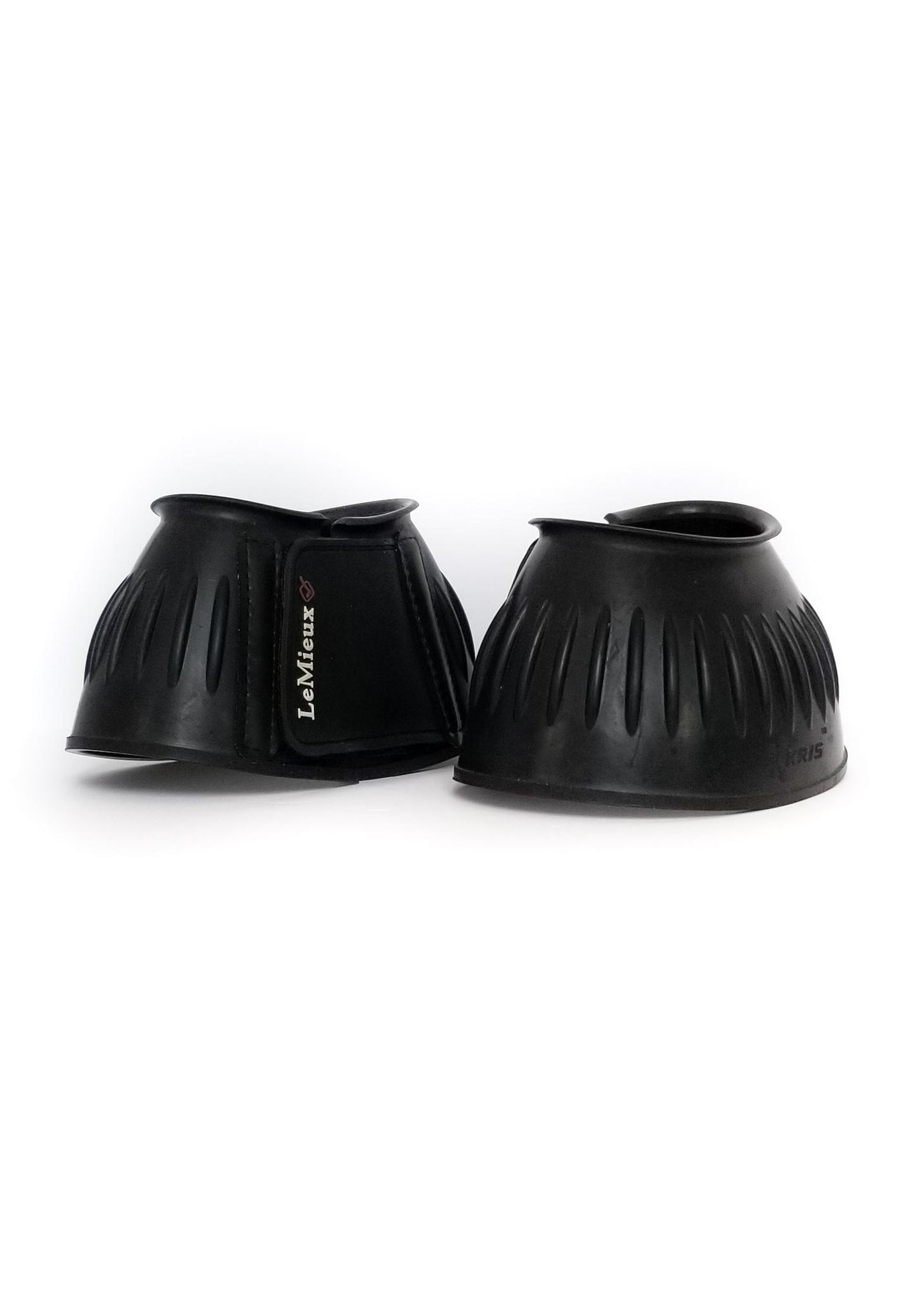 LeMieux Rubber Bell Boots - Black - Large