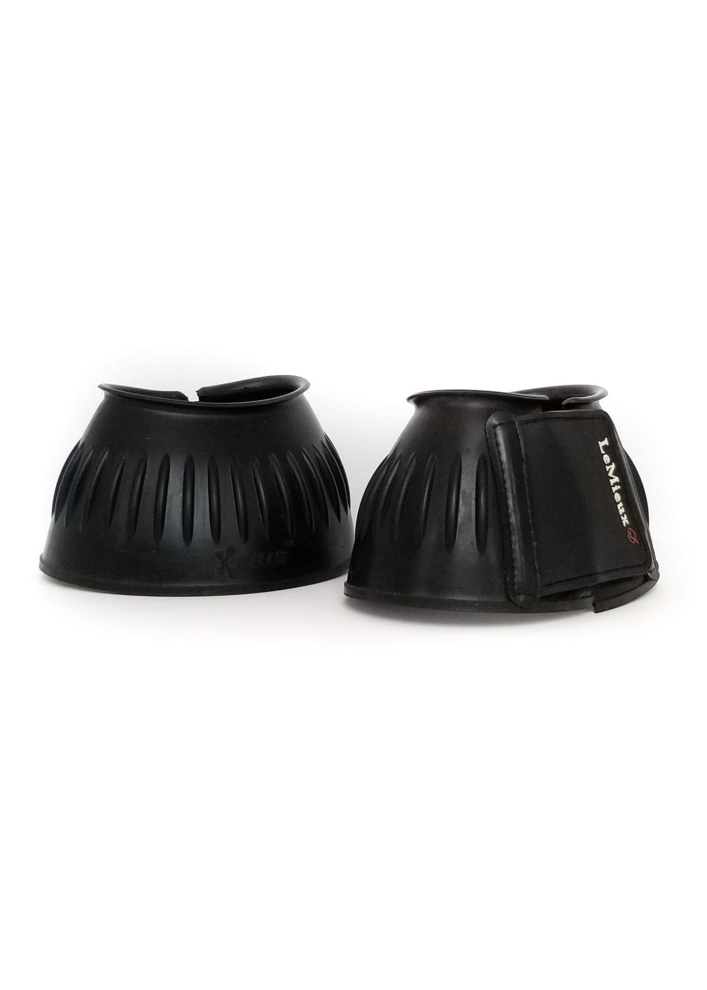 LeMieux Rubber Bell Boots - Black - Large