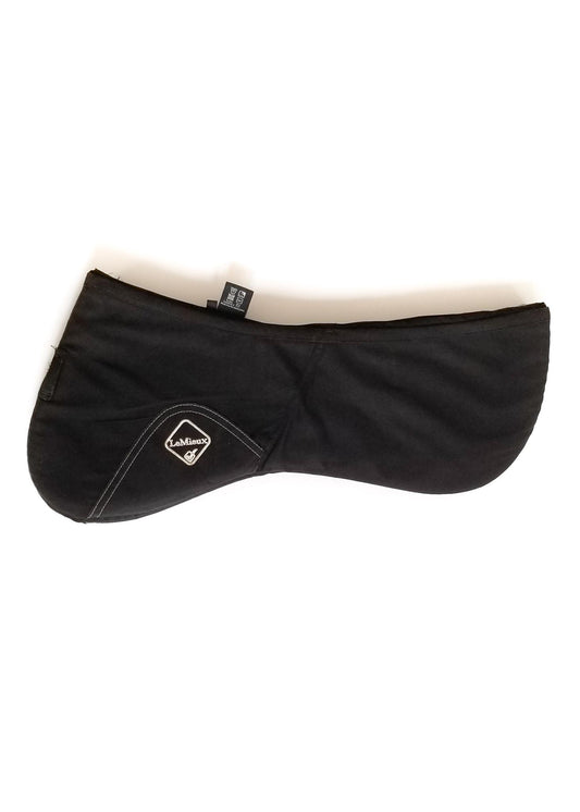 LeMieux Pro-Sorb Plain Shimmable Half Pad - Black - Large