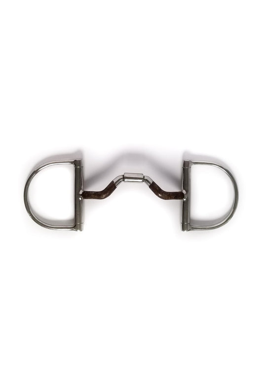 Myler Dee Ring Hunter Bit Copper Inlay- 5"