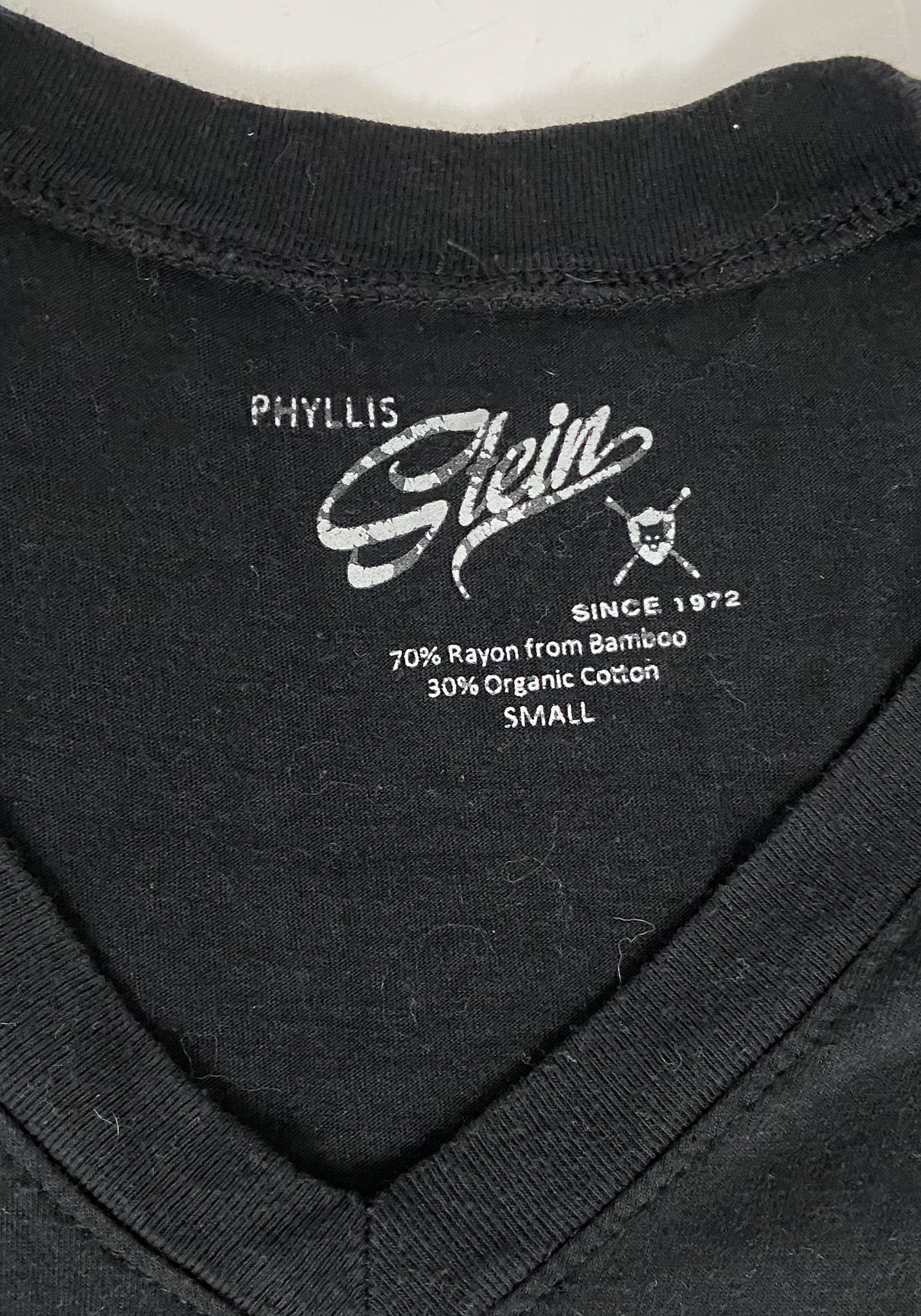 Phyllis Stein Tee Shirt - Black - Women's Small