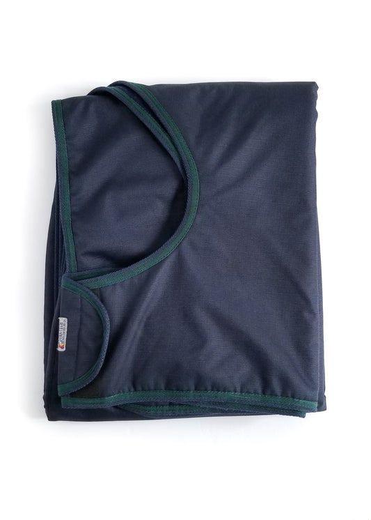 Dura-Tech Waterproof/Breathable Quarter Sheet - Navy - 61"