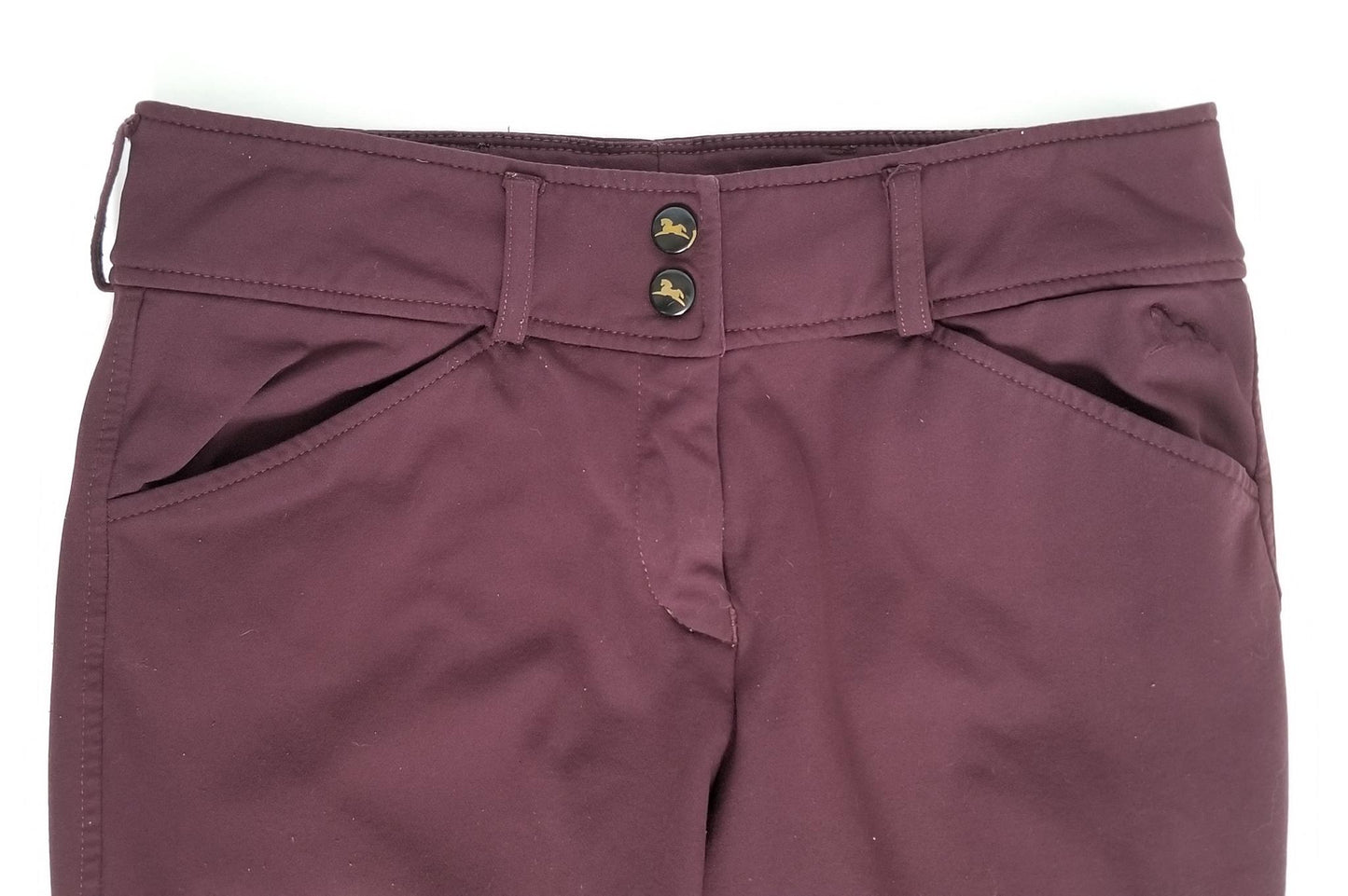 RJ Classics Gulf Knee Patch Breeches - Mixed Berry - 26R