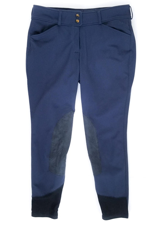 RJ Classic Gulf Knee Patch Breeches - Navy - 28R