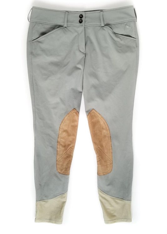 RJ Classic Gulf Knee Patch Breeches - Dove Grey - Women's 30R