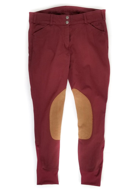 Elation Platinum Chelsea Breeches - Wine - 30R