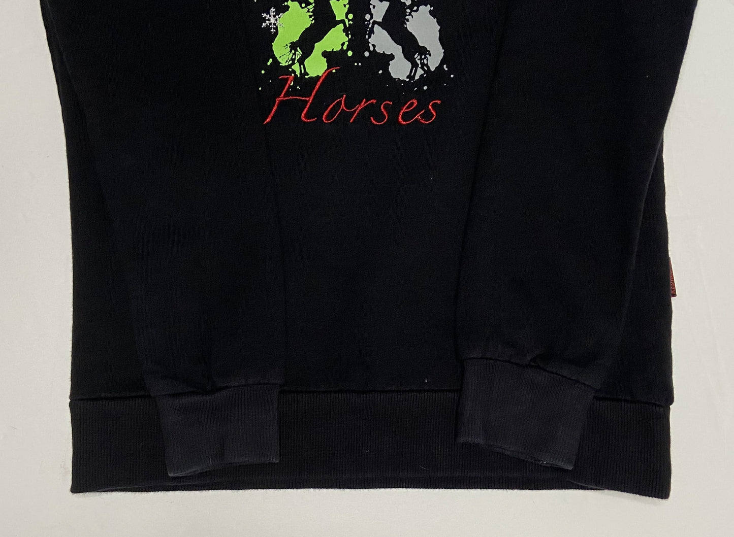 Red Horse Pull Over Sweater - Black - Youth Medium