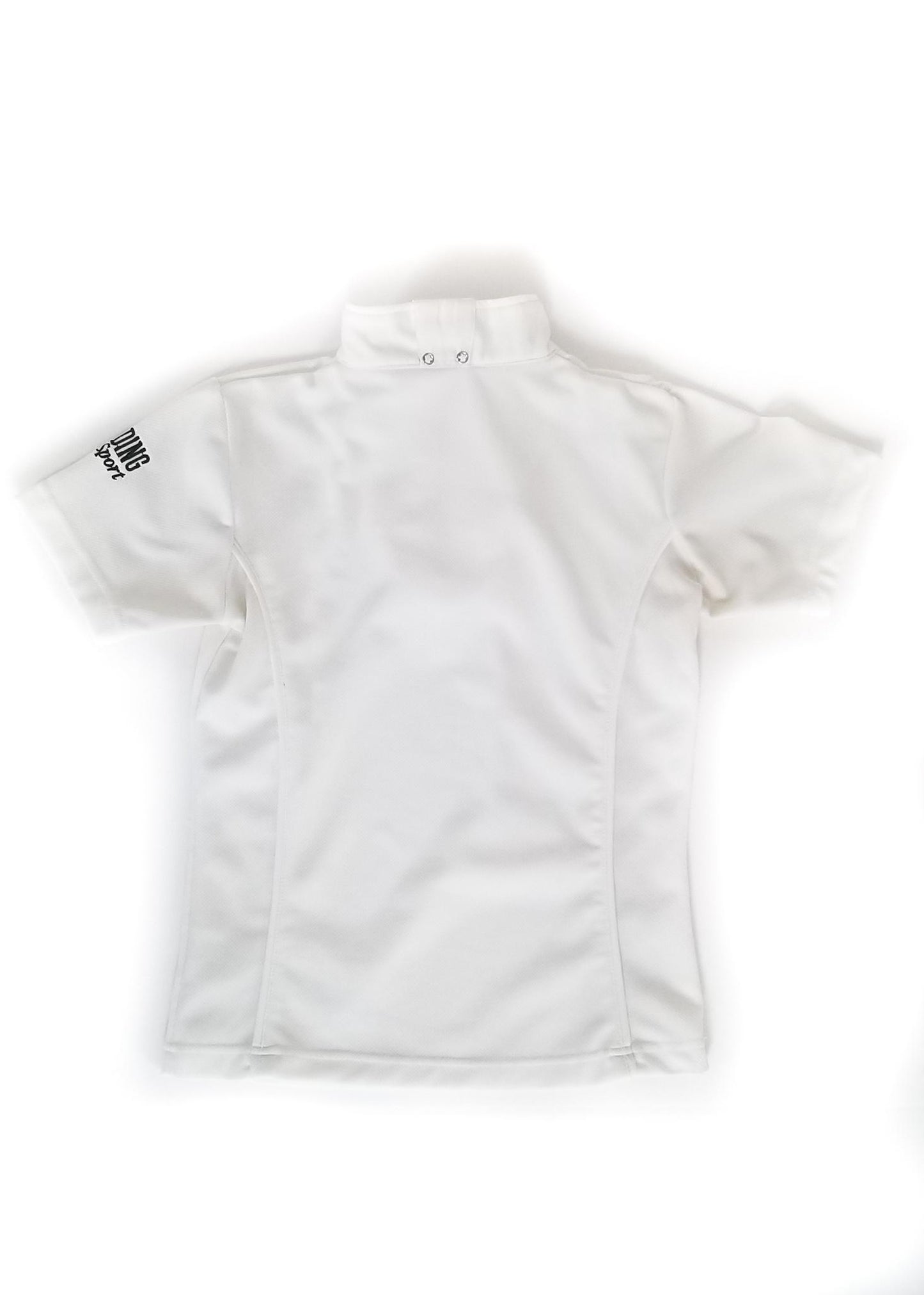 Riding Sport by Dover Short Sleeve Competition Shirt - White - Women's Medium
