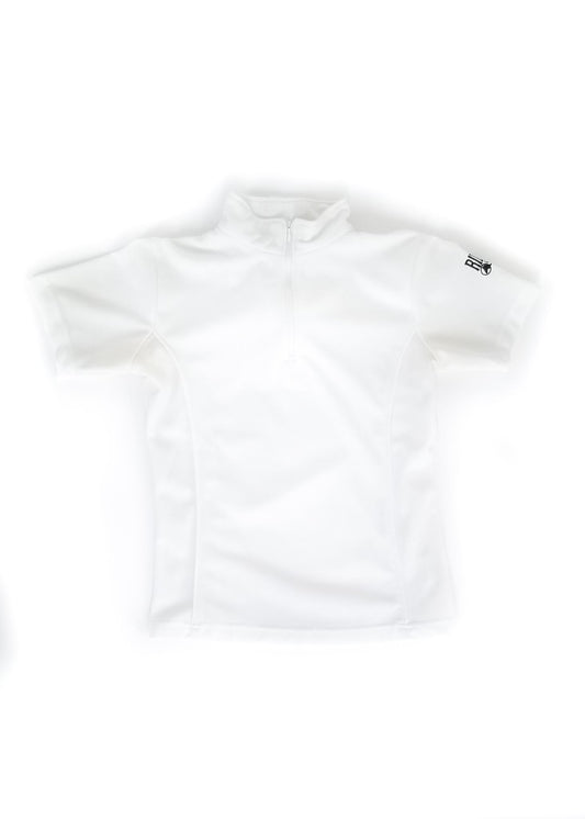 Riding Sport by Dover Short Sleeve Competition Shirt - White - Women's Medium