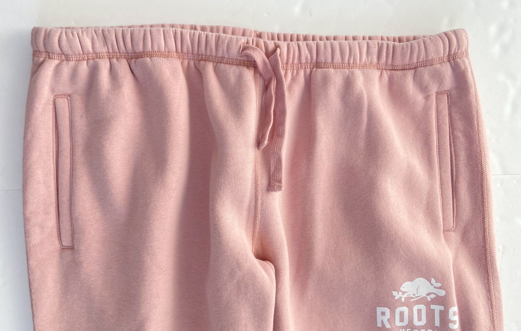 Roots discount pink sweatpants