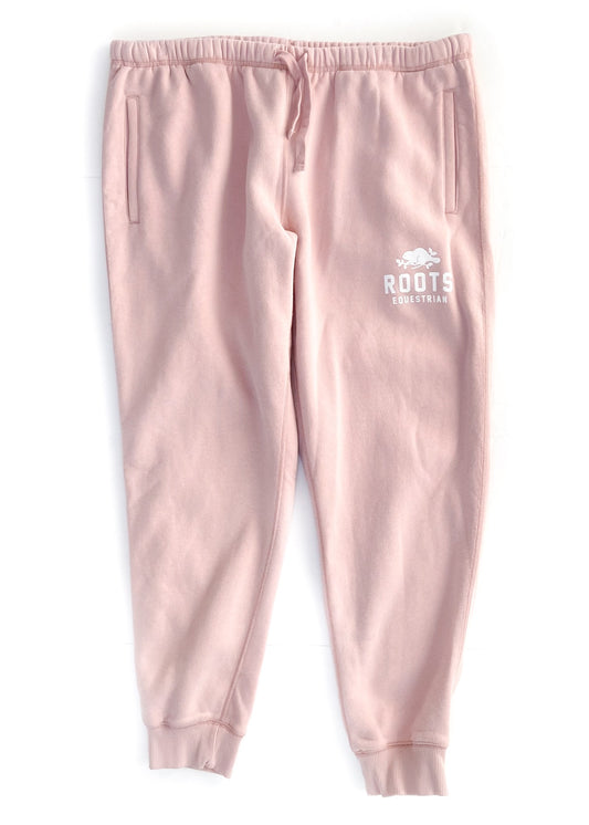 Roots Equestrian Sweatpants - Light Pink - Women's XL