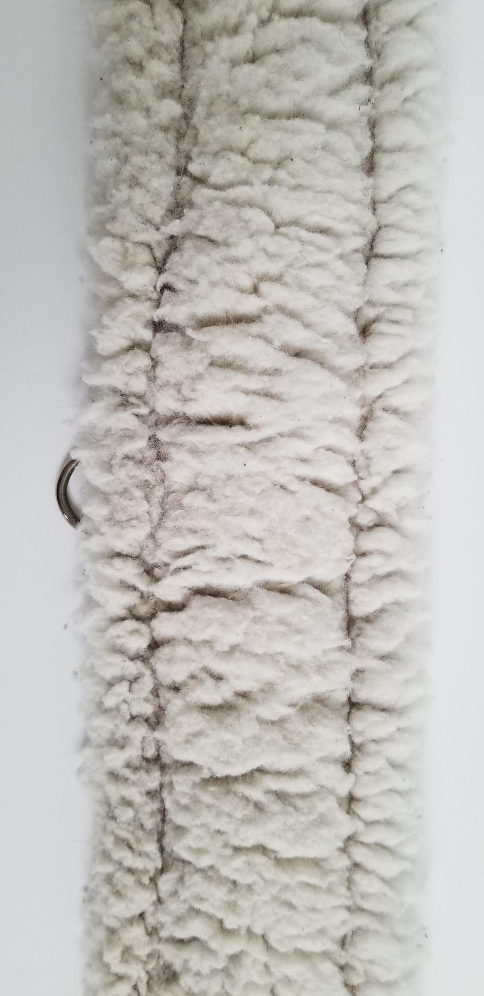 Shedrow Nylon Fleece Girth with Elastics - Brown - 115cm/45"