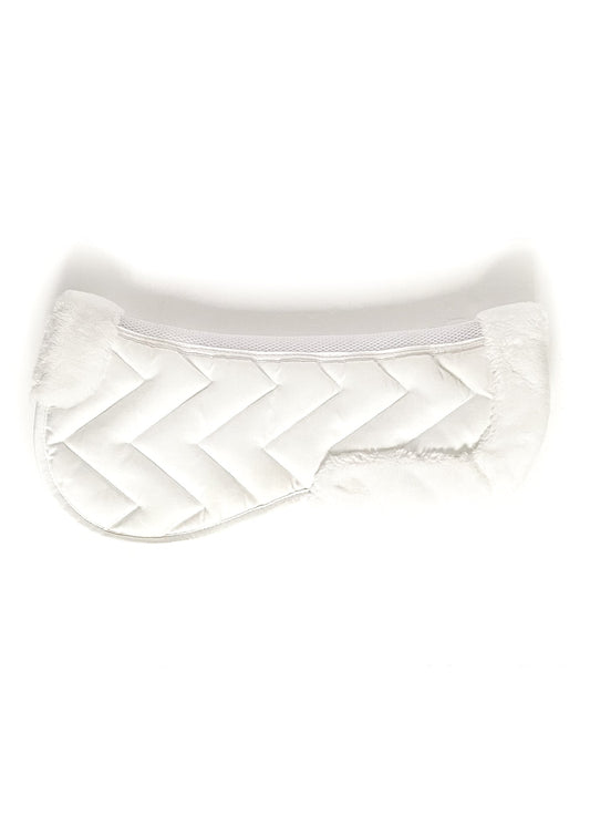 Shedrow Synthetic Suede Half Pad - White - Full