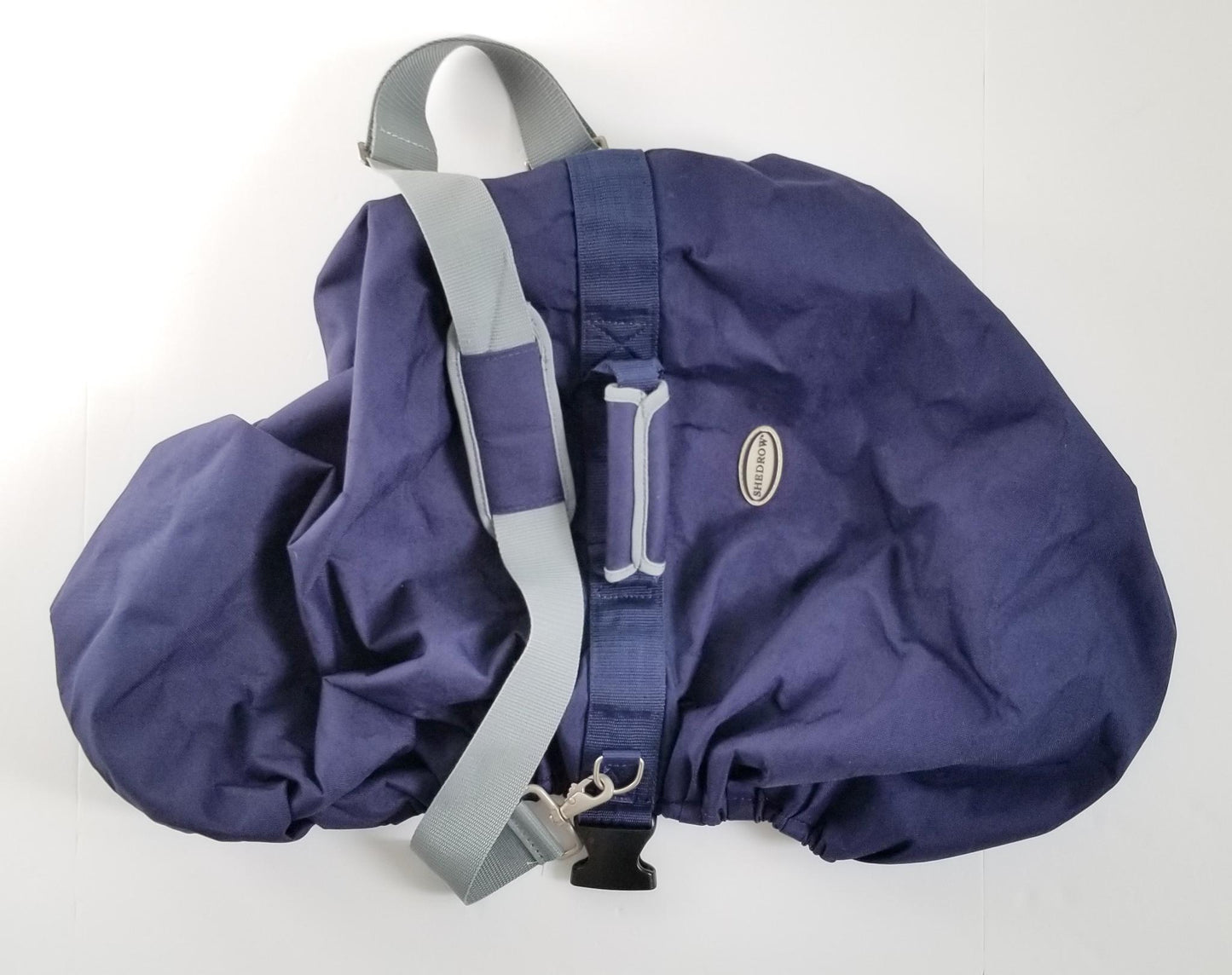Shedrow English Saddle Carrying Cover - Navy Blue - One Size
