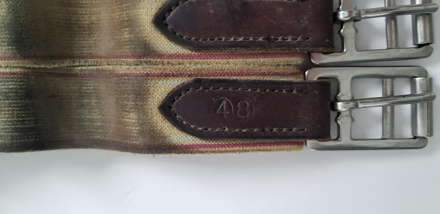 Shaped Sheepskin Velcro Girth - Brown - 122cm/48"
