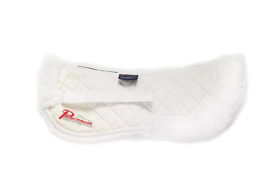 Shires Performance SupaFleece Half Pad - White - 17"