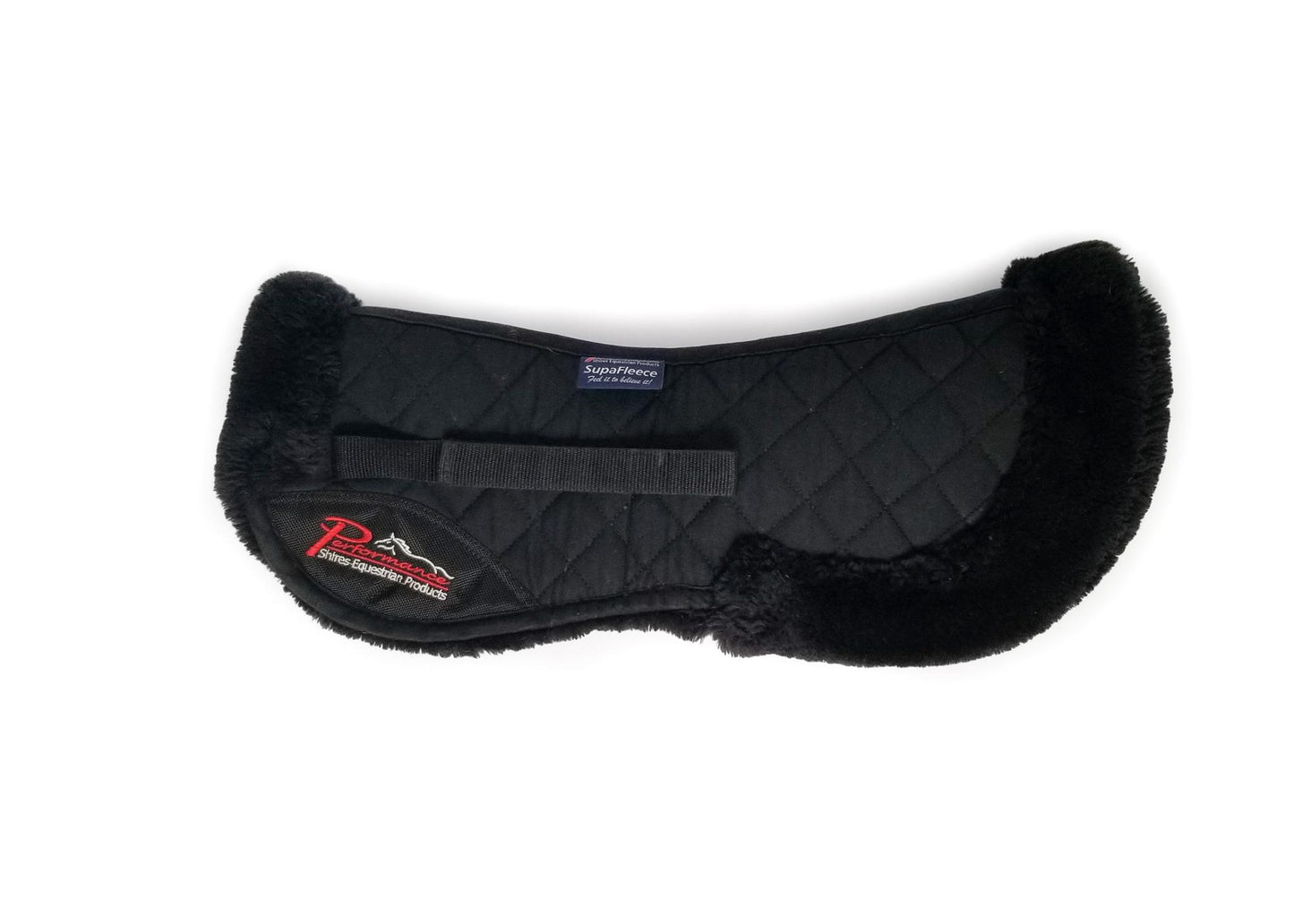 Shires Performance SupaFleece Half Pad - Black - 16.5"