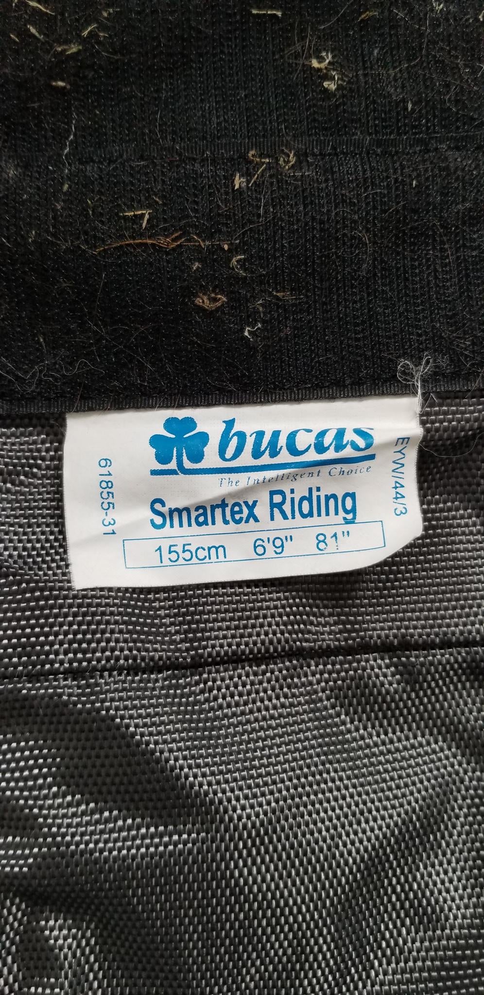 Bucas Smartex Riding Quarter Sheet - Silver - 81"