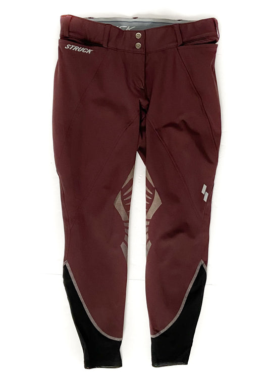 Struck 60's Series Breeches - Merlot - Women's 32