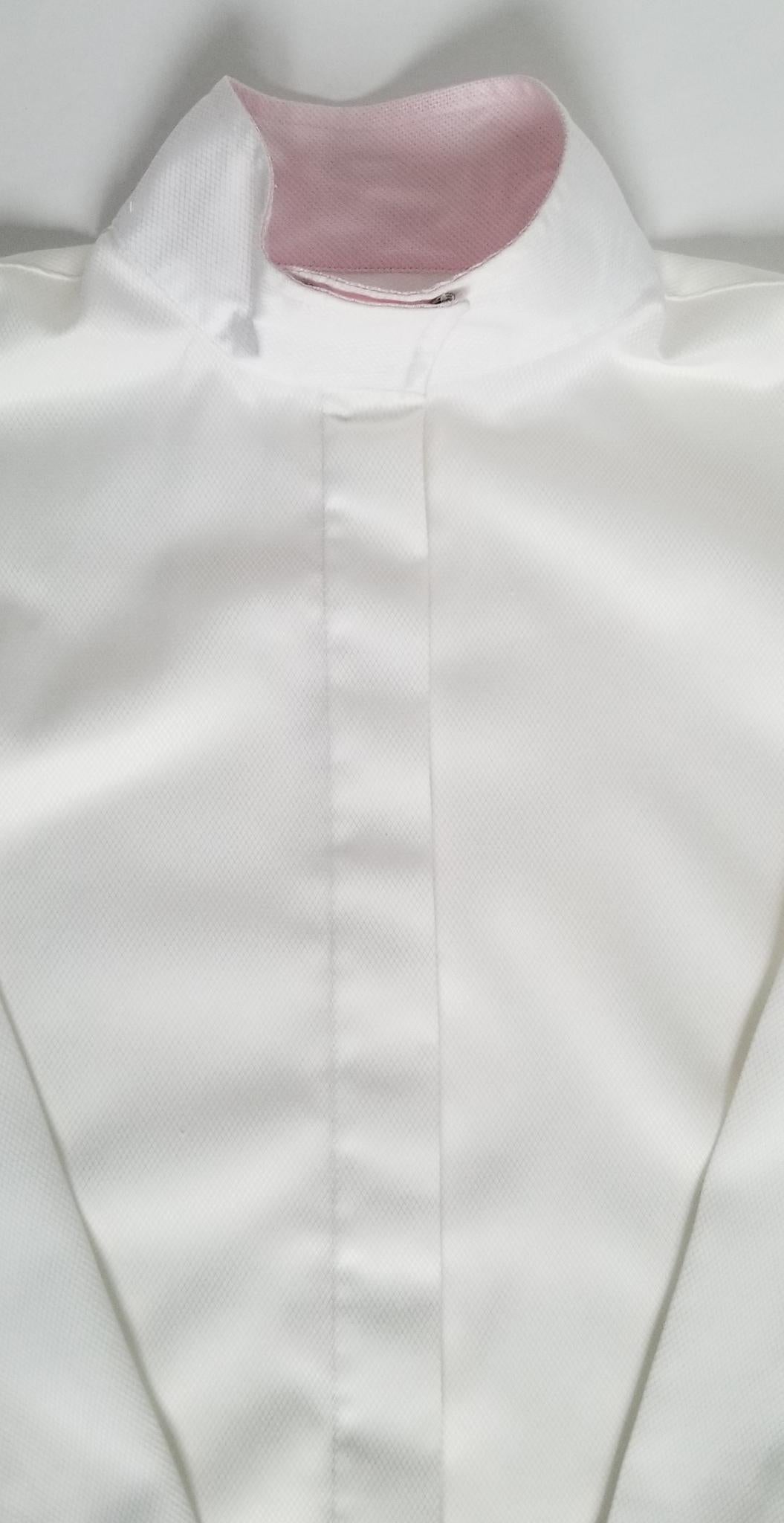The Tailored Sportsman Coolmax Show Shirt - White - Women's Size 2 (Small)