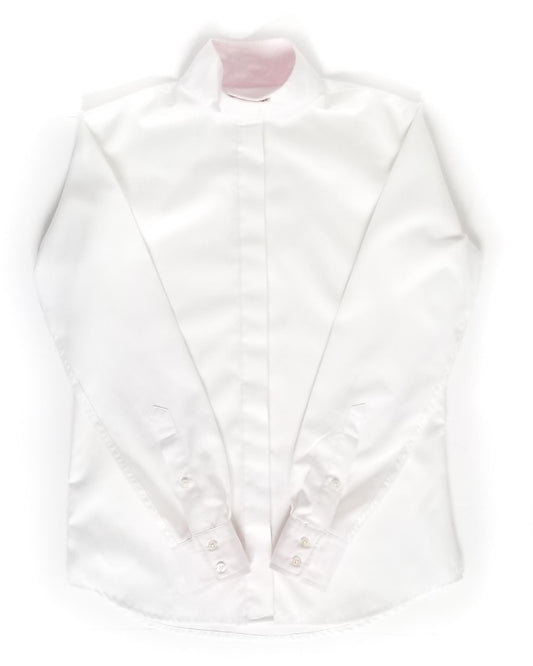The Tailored Sportsman Coolmax Show Shirt - White - Women's Size 2 (Small)