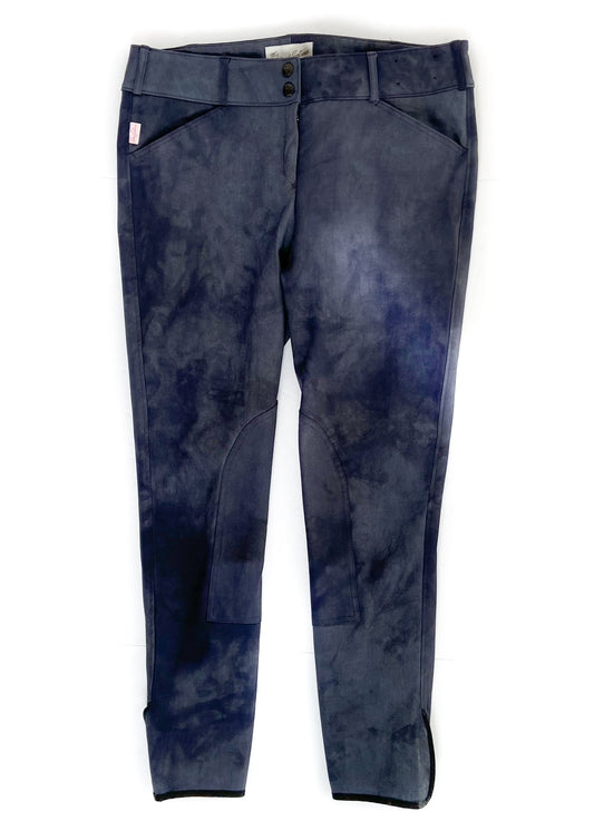 Tailored Sportsman Trophy Hunter Breeches - Navy Tie Dye - Women's 32L