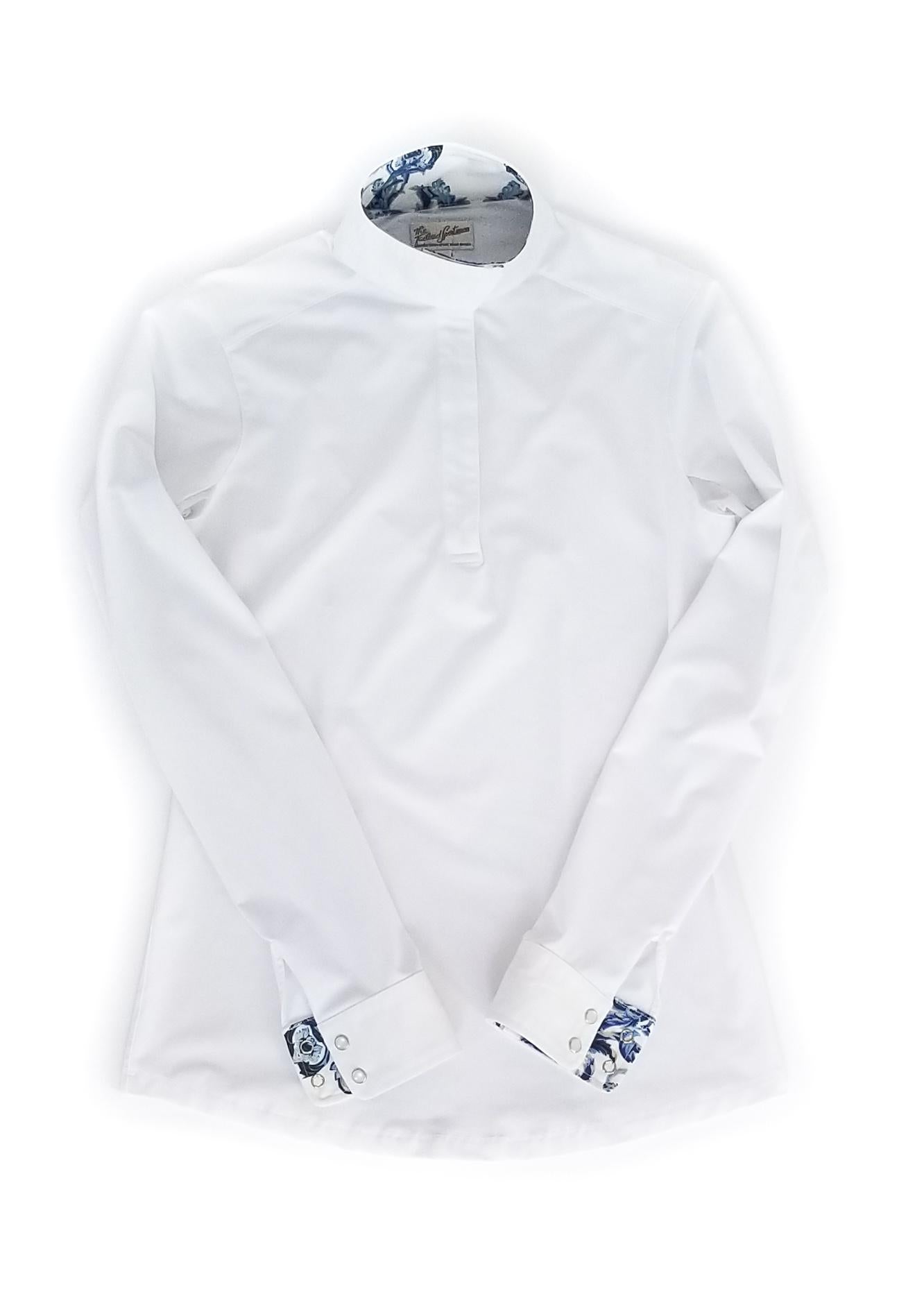 The Tailored Sportsman IceFil Show Shirt - White - Women's Medium