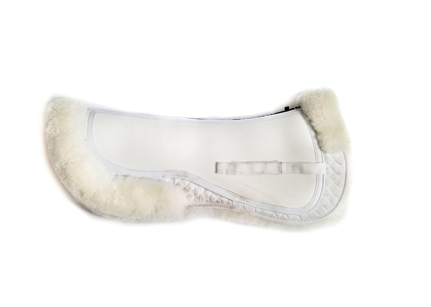 Thinline Sheepskin Comfort Half Pad (Shimmable) - White - Large
