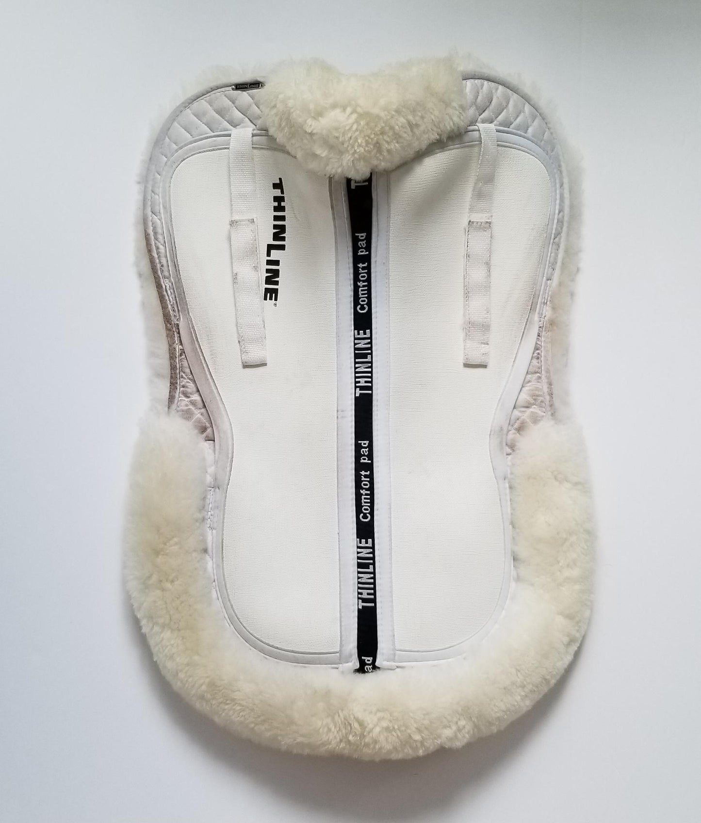 Thinline Sheepskin Comfort Half Pad (Shimmable) - White - Large