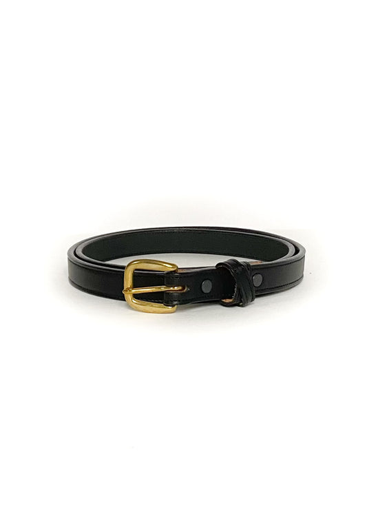 Tory Leather Raised Belt - Black - 36"