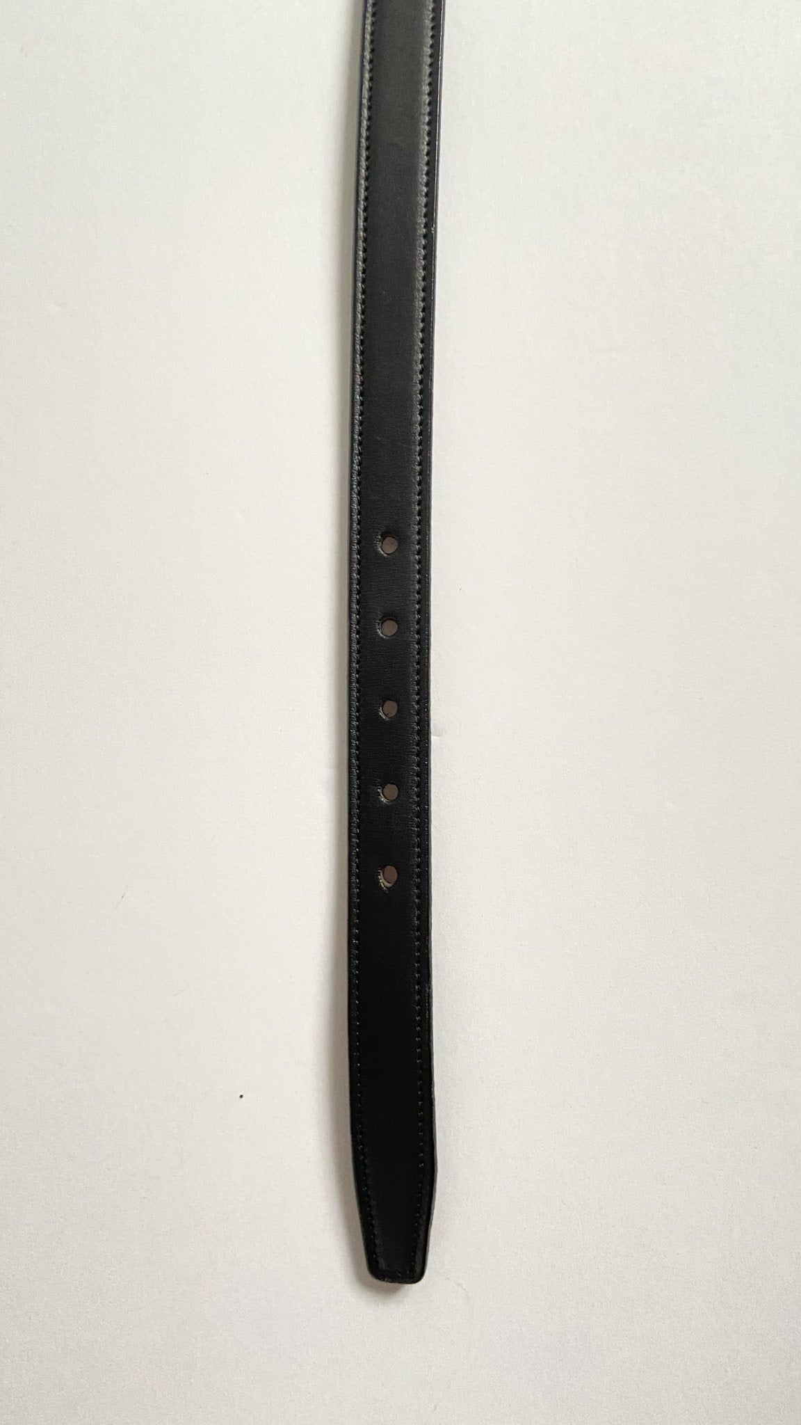 Tory Leather Raised Belt - Black - 36"