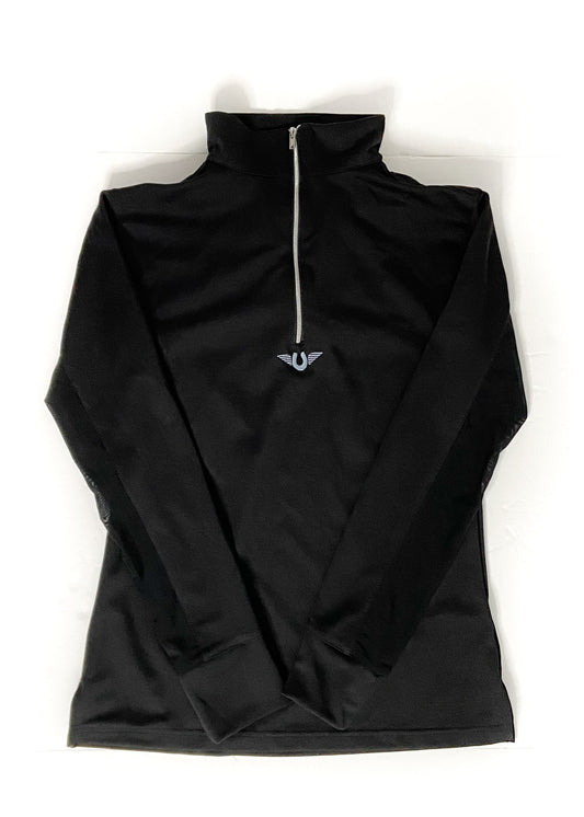 TuffRider Ventilated Technical Long Sleeve Sport Shirt - Black - Women's Small