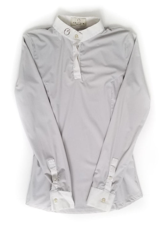 Vestrum Long Sleeve Competition Shirt - Light Grey - Women's Small